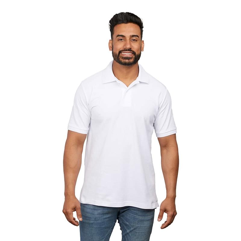 PALO Short Sleeve 100% Cotton Pique Polo - Men&#39;s