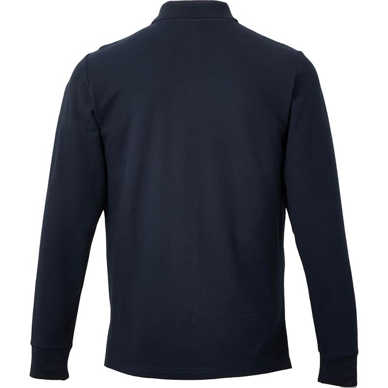 PALO Long Sleeve 100% Cotton Pique Polo - Men&#39;s