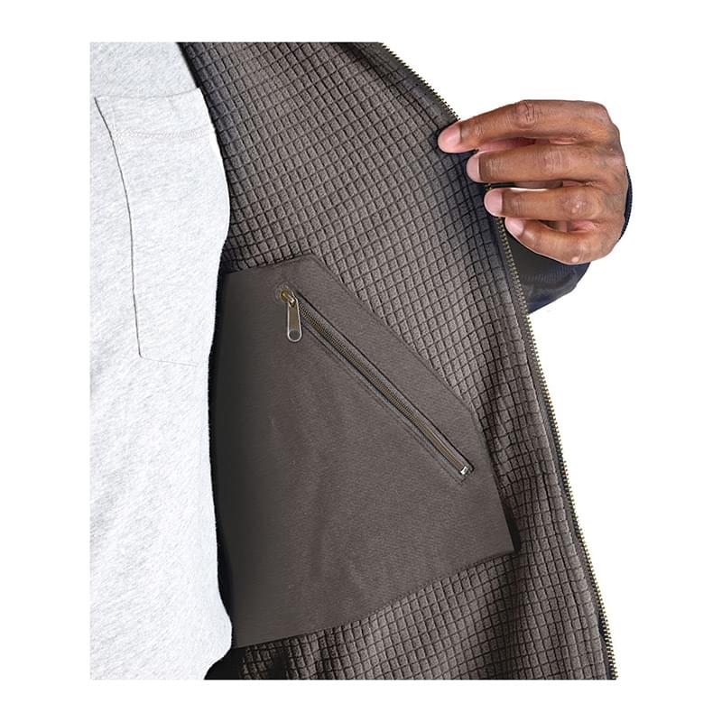 Berne Heritage Grid Fleece-Lined Zip Sweatshirt - Men&#39;s