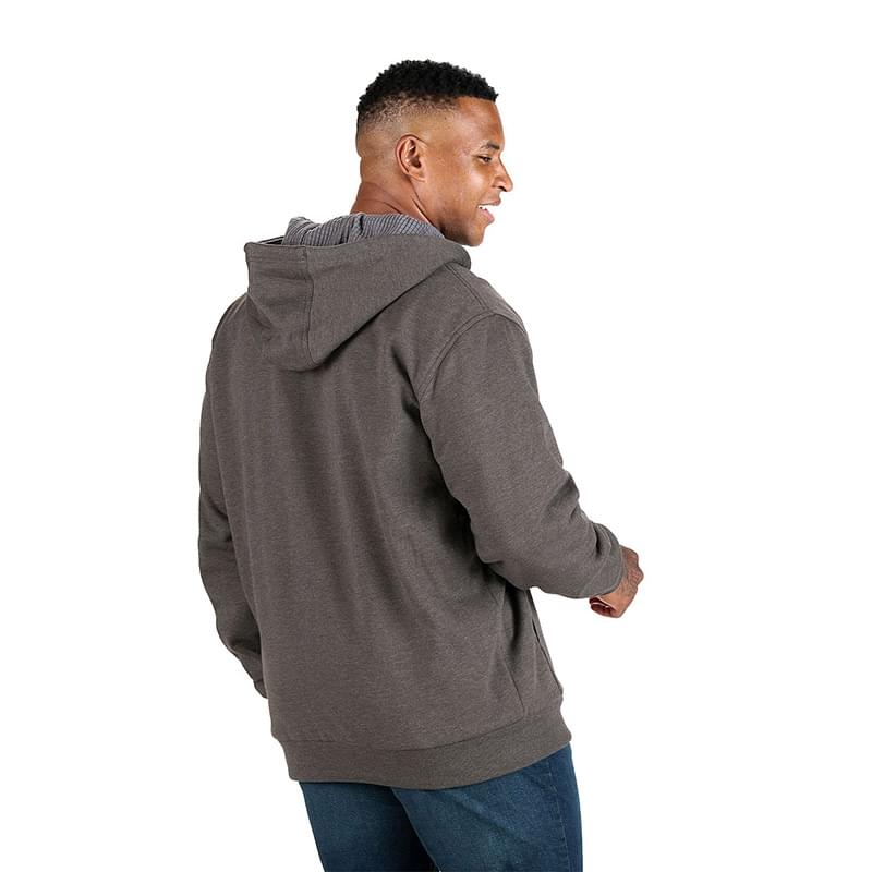 Berne Heritage Grid Fleece-Lined Zip Sweatshirt - Men&#39;s