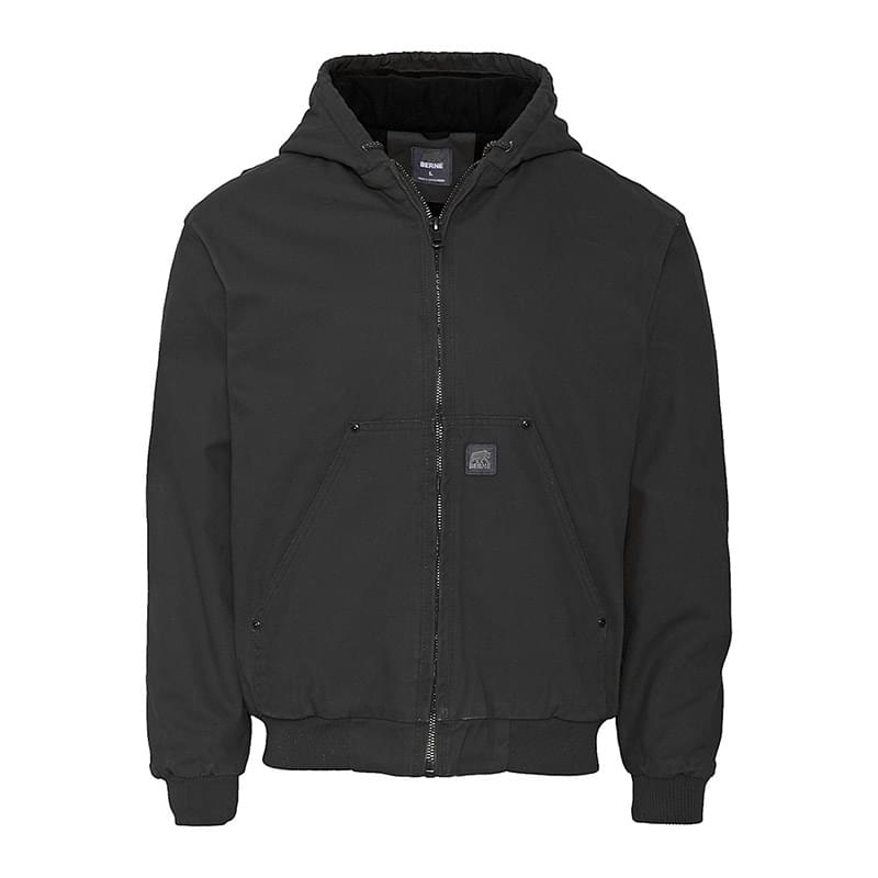 Berne Heartland Washed Duck Hooded Work Jacket