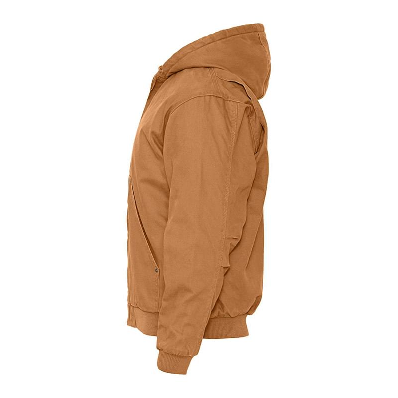 Berne Heartland Washed Duck Hooded Work Jacket