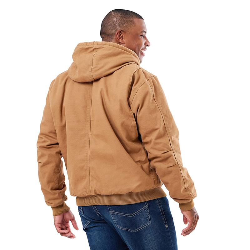 Berne Heartland Washed Duck Hooded Work Jacket