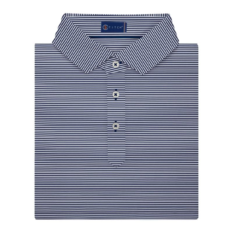 STITCH&#174; Atlantic Stripe Polo Shirt - Men&#39;s