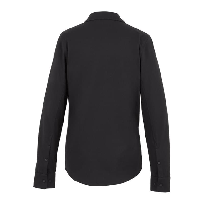 TATRA Eco Long Sleeve Knit Button Up Shirt-Women&#39;s