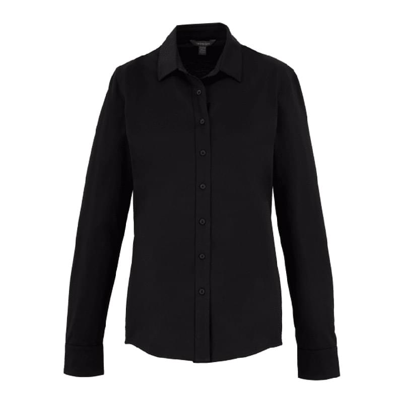 TATRA Eco Long Sleeve Knit Button Up Shirt-Women&#39;s