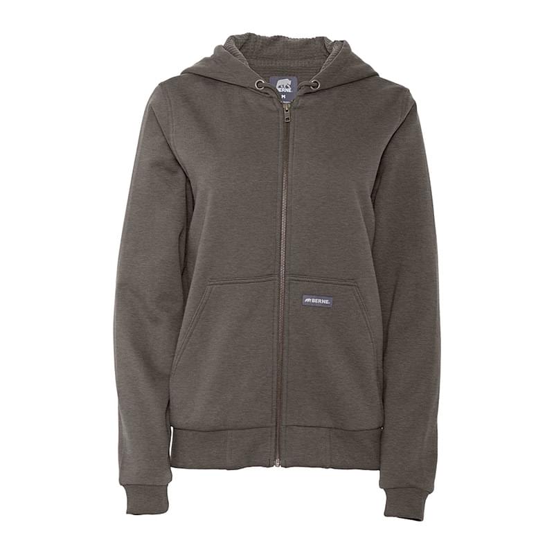 Berne Heritage Grid Fleece-Lined Zip Sweatshirt - Women&#39;s
