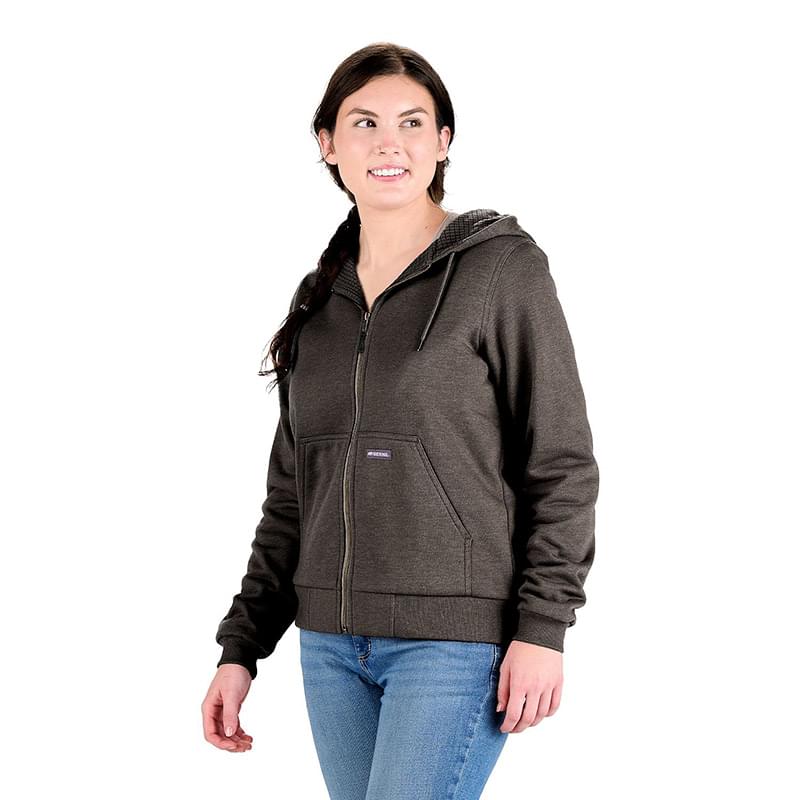 Berne Heritage Grid Fleece-Lined Zip Sweatshirt - Women&#39;s