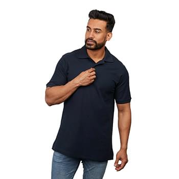 PALO Short Sleeve 100% Cotton Pique Polo - Men&#39;s